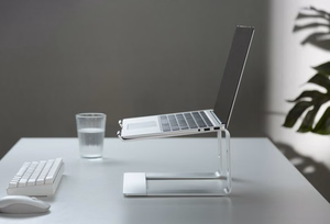 Gembird NBS-D1-01 laptop stand Aluminium, hõbedane 39.6 cm (15.6")