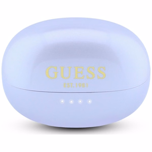 Juhtmevabad kõrvaklapid OWS Guess Metalic Finish Electropated Parts Classic Logo, lillad