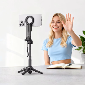 Otseülekande statiiv Hoco magnetilise ja universaalse kinnitusega juhtmevaba puldiga K27 PRO must