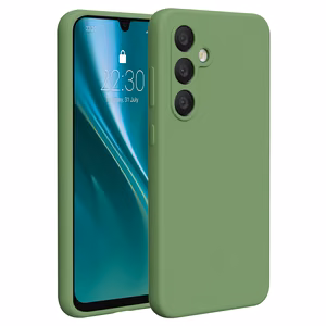Силиконовый чехол Etteri для Samsung Galaxy A36 5G, светло-зеленый