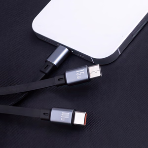 Forever 3in1 kaabel USB - Lightning + 2x USB-C 1,2 m 100W must