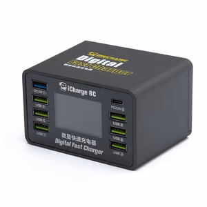MECHANIC iCharge 8C 8-Port DC Power Supply PD QC3.0