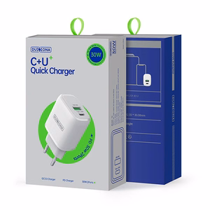 Dux Ducis Duzzona wall laadija T2 - USB + Type C - PD 30W valge