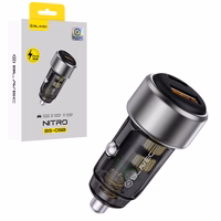 Blavec Autolaadija BS-05B Nitro - USB + Type C - QC 3.0 18W PD 65W (CCBS05BN-UCB) must