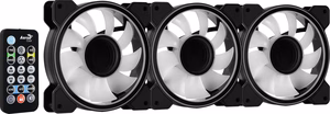 Aerocool Mirage 12 ARGB Pro arvutikorpuse jahutuskomplekt 12 cm must