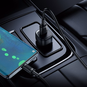 Borofone Car charger BZ34 Cloud - USB - QC 3.0 18W black