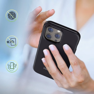 Choetech MFM kukkumisvastane ümbris Made For MagSafe iPhone 13 Pro jaoks must (PC0113-MFM-BK)