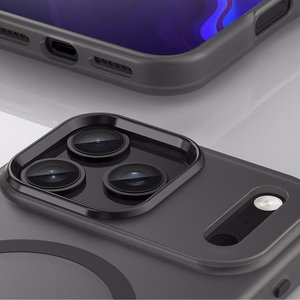 Magnetic Abrasive iPhone 17 Pro Ümbris Compatible with MagSafe - Matt Must