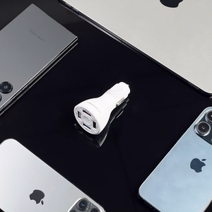 Wozinsky WCCAW 50W 4x USB-A QC car Laadija - valge