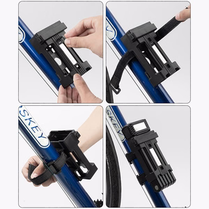 Rockbros LKXR2006 Folding Bike Lock with Key - Black