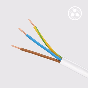 REBEL Saksa tüüpi 3 pesaga lülitita pikendusjuhe, 1,5 m, 3 x 1,0 mm, valge