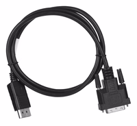 Lanberg CA-DPDV-10CU-0010-BK video adapteri kaabel 1 m DisplayPort DVI-D must