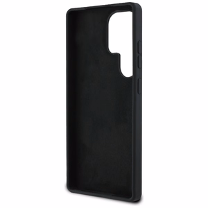 Guess Silicone Big 4G Logo Bottom Script ümbris jaoks Samsung Galaxy S25 Ultra - must