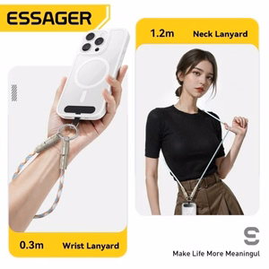 USB Kaabel Essager Rope must 60W Type-C / Type-C 30cm