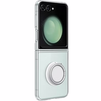 ÜMBRIS SAMSUNG EF-XF73KKTEGWW Z FLIP5 F731 läbipaistev STARDIKOMPLEKT + LAADIJA TA800 BOX