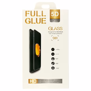 Karastatud klaas Full Glue 5D jaoks SAMSUNG GALAXY A22 4G/M22 4G MUST
