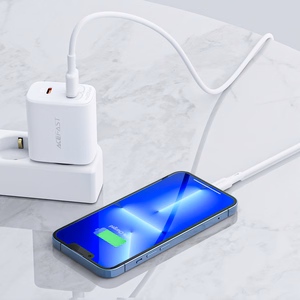 Acefast wall Laadija USB Type C / USB 20W, PPS, PD, QC 3.0, AFC, FCP valge (A25 valge)