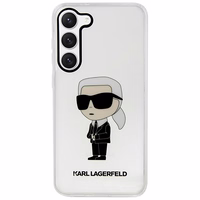 Karl Lagerfeld KLHCS23MHNIKTCT S23+ S916 läbipaistev hardcase Ikonik Karl Lagerfeld