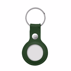 Crong nahast kaitseümbris võtmerõngaga Apple AirTag 1 / 2 jaoks, roheline