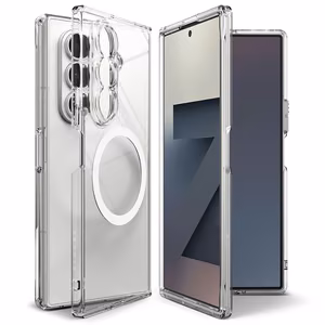 Ringke Fusion Magnetic MagSafe Ümbris jaoks Samsung Galaxy Z Fold 7 - Clear