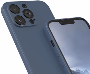 Чехол Liquid Silicone 1.5mm Samsung A356 A35 5G тёмно-синий