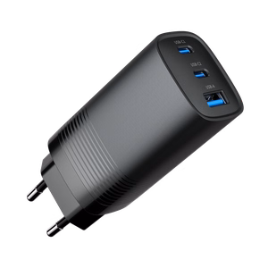 Gembird TA-UC-PDQC65-01-BK mobile device charger Universal must AC Fast charging Indoor