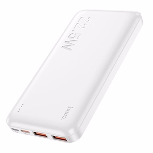 Powerbank Hoco 10000 mAh QC PD 3A 22,5W J101 valge