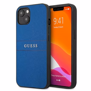 Guess Saffiano Strap Ümbris jaoks iPhone 13 mini 5.4" - sinine