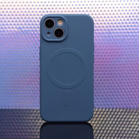 Simple Color Mag ümbris for Samsung Galaxy S25 Edge tumesinine