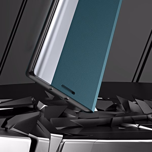 Sleep Ümbris Pro ümbris jaoks Samsung Galaxy S23+ with flip stand sinine
