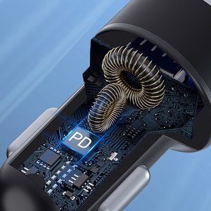 Wozinsky WDCCAC USB-C USB-A 36W Car Laadija - must