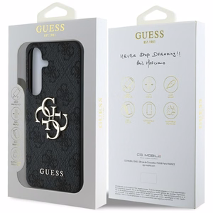 Guess Big 4G Logo Classic Logo Ümbris jaoks Samsung Galaxy S25 must