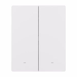 SONOFF M5-2C-80W WiFi Matter nutikas seina lüliti (2-channel, jaoks raam)