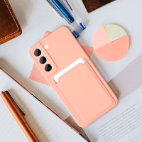 Ümbris jaoks Samsung A35 5G Card Ümbris roosa