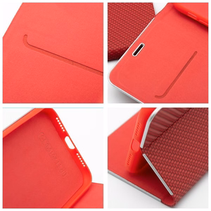 LUNA Book Carbon jaoks SAMSUNG A17 punane