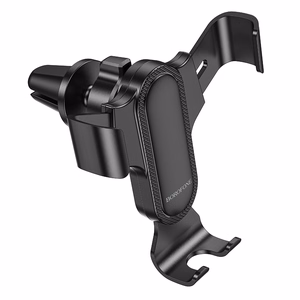 Car phone hoidja Borofone BH74 jaoks using on ventilation grille, must