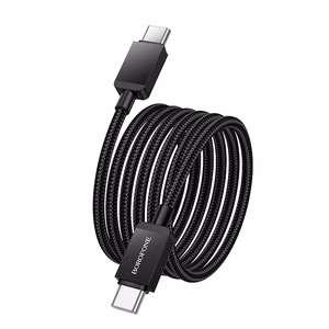 Borofone Kaabel BX120 Placer - Type C to Type C - PD 60W 1 metre must