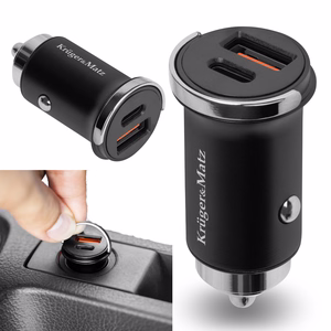 Kruger&Matz 30 W autolaadija