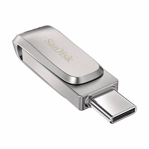 SanDisk Ultra Dual Drive Luxe USB mälupulk 1000 GB USB Type-A / USB Type-C 3.2 Gen 1 roostevaba teras