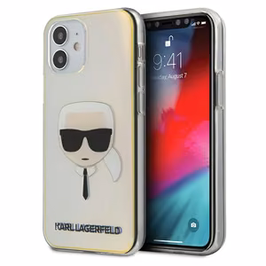Karl Lagerfeldi irisev Karl's Head ümbris iPhone 12 mini jaoks - Mitmevärviline