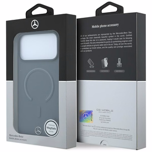 Mercedes Leather 3D MagSafe-ümbris iPhone 18 Pro / 17 Pro jaoks, antratsiithall