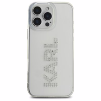 Karl Lagerfeld KLHCP16XHKLSTDCT iPhone 16 Pro Max 6.9" läbipaistev Hard Ümbris IML Rhinestones Logo