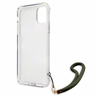 Guess GUHCN61KSARKA iPhone 11 6.1" / Xr roheline/khaki värvi kõvakaaneline Camo Collection