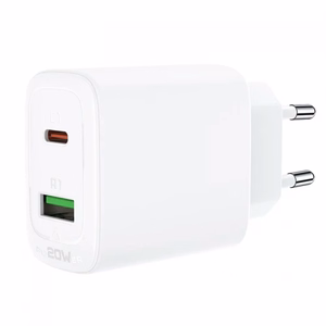 Acefast wall Laadija USB Type C / USB 20W, PPS, PD, QC 3.0, AFC, FCP valge (A25 valge)