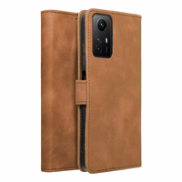 TENDER Book Ümbris jaoks XIAOMI Redmi Note 12S brown
