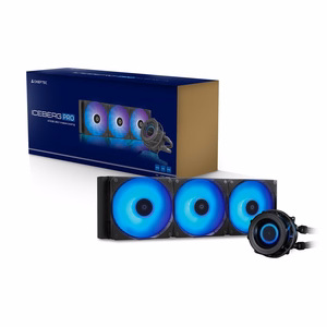 Chieftec CLC-360-VRM-RGB computer cooling system Computer case All-in-one liquid cooler 12 cm Black