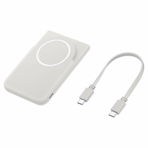 Samsung EB-U2500XJEGWW 25W Qi2 5000mAh välisaku koos USB-C kaabliga, ühilduv MagSafe-ga, hall