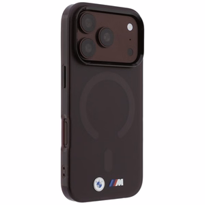 BMW M IML Frosted Metal Logo & Trims MagSafe ümbris mudelile iPhone 17 Pro / 18 Pro – bordoopunane