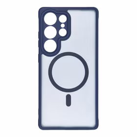 FULL MATTE MAG COVER Ümbris compatible with MagSafe jaoks SAMSUNG S25 sinine