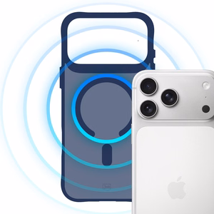 Чехол 3mk Smoke MagCase для iPhone 17 Pro — синий полупрозрачный